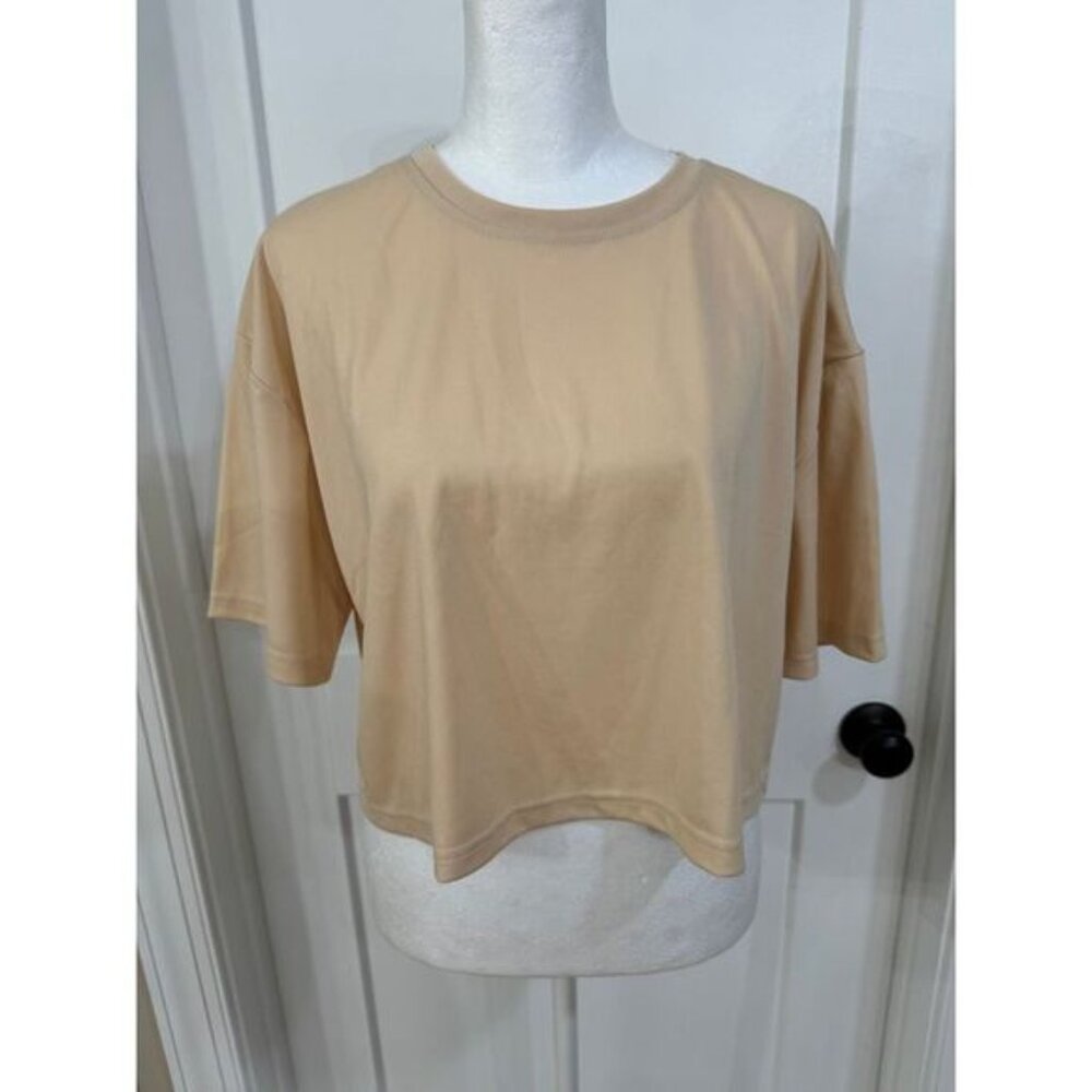 Tan SHEIN xl crop top